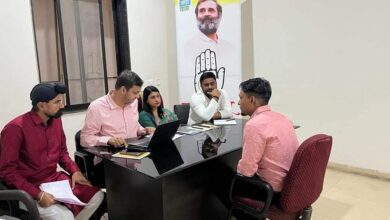 Yuva congress conducted interview at Rajiv Bhawan