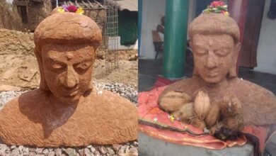 fragmented statue Buddha