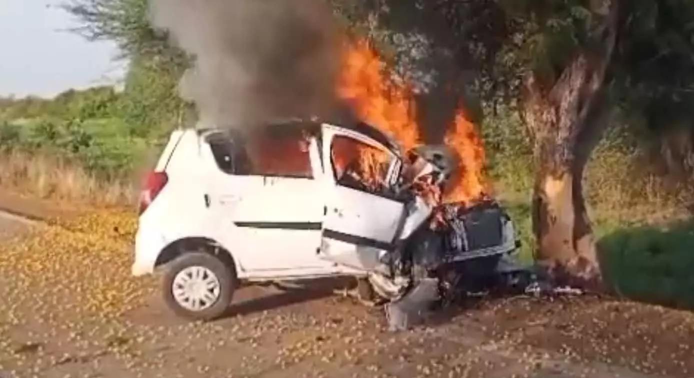 fire car death