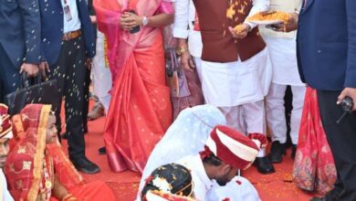 मुख्यमंत्री कन्या विवाह में बौद्ध धर्म के जोड़ों को मिला मुख्यमंत्री का आशीर्वाद,छह नवदंपत्तियों ने लिया जीवनभर साथ निभाने का संकल्प