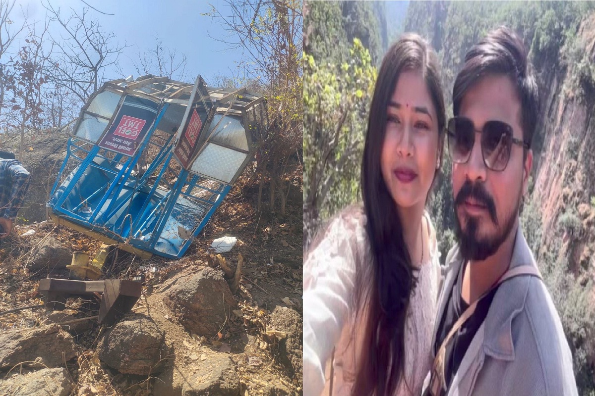 खल्लारी माता मंदिर में मौत का 'रोप-वे, 60 फीट से नीचे गिरी ट्रॉली, रायपुर की महिला की मौत