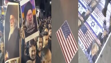 ईरान के सुप्रीम लीडर खामेनेई की मौत के बाद रायपुर में विरोध, जगह-जगह सड़कों पर झंडे चिपकाकर विरोध प्रदर्शन